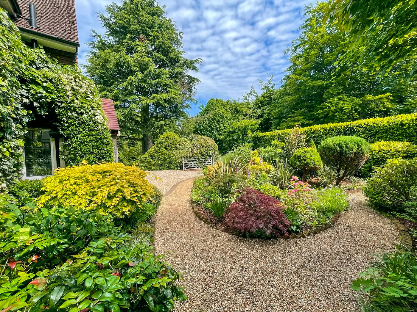 An established family garden in Kent